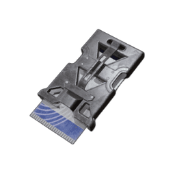 Clé de la salle de confiscation de portail bleue