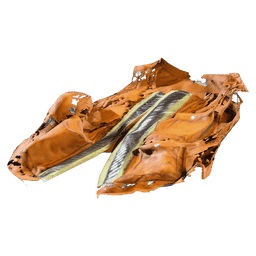 Gilet de sécurité déchiré